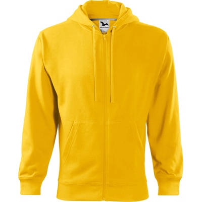 MALFINI Malfini trendy zipper 410 / Дълго кенгуру яке с качулка - жълто xxxl (4100418)