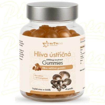 Nutricius Hlíva ústřičná 500 mg gummies 60 ks