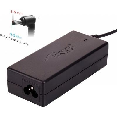 Akyga AK-ND-30 12V / 5A 60W 5.5 x 2.5 mm - neoriginální