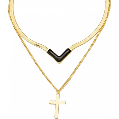 HARAHU Колие ai-29909 - Златен kp29909 (ai-29909)