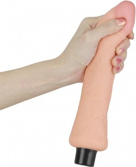 LoveToy REAL SOFTEE Vibrating Dildo 9"