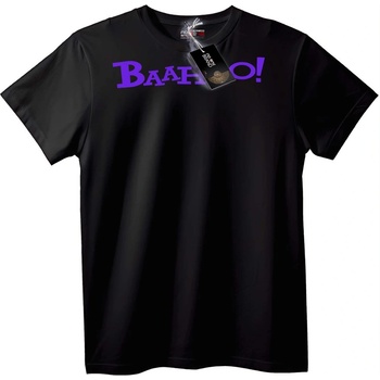 NOONEBRAND Тениска BAAH O! - 7XL, Black