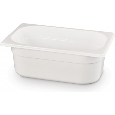 Gastronádoba GN 1/4 65 mm, 1,8 l, bílá z polykarbonátu | HENDI, 862681 bílý