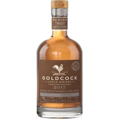 Goldcock Peated Petit Sahral Cask Finish 50% 0,7 l (kartón)