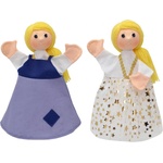 Moravská ústředna Brno Кукла за театър 2 в 1 Moravska ustredna Brno - Пепеляшка, 30 cm (22847B) - baby