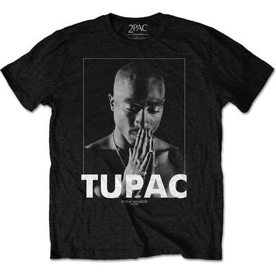 2Pac tričko Praying Muž čierne