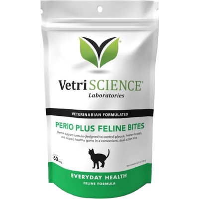 VetriScience Perio Plus Feline dentální žvýkací kousky pro kočky 120 g