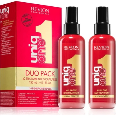 Revlon Professional UniqOne regeneračná kúra pre všetky typy vlasov 2 x 150 ml kozmetická sada