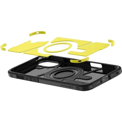 Spigen Калъф Spigen Tough Armor MagSafe със стойка за iPhone 16 - черен (8809971231114)