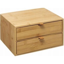 5five Simply Smart Úložný box se zásuvkami, bambusový hnědý