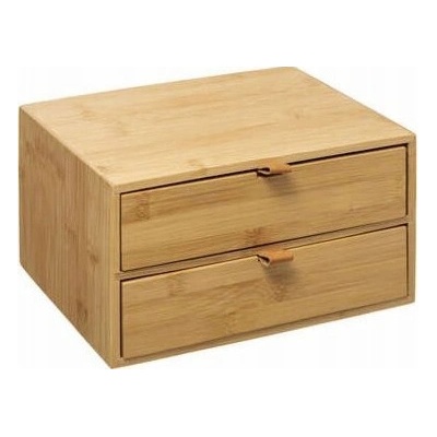 5five Simply Smart Úložný box se zásuvkami, bambusový hnědý