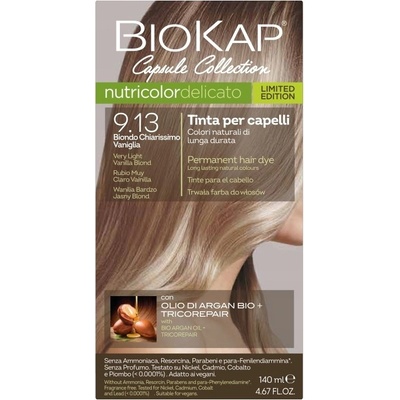 Biokap Nutricolor Delicato barva 9.13 vanilka velmi světlá blond 140 ml