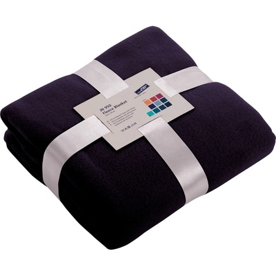 James & Nicholson (Daiber) fleece deka JN950 Tmavě modrá 130x170 130x170