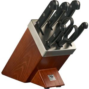 ZWILLING Самонаточващо се блокче с 5 ножа и ножица Gourmet (36133-000-0)