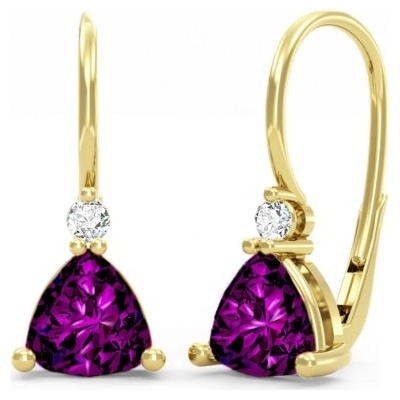 Couple náušnice Karin žluté zlato se zirkony 6630407-0-0-5