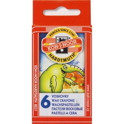 Koh-i-noor voskovky WAX CRAYON 6 ks – Zbozi.Blesk.cz