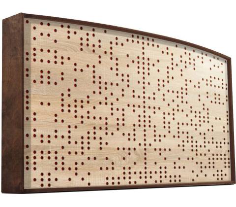 Mega Acoustic Acoustand Binarydiffuser Walnut