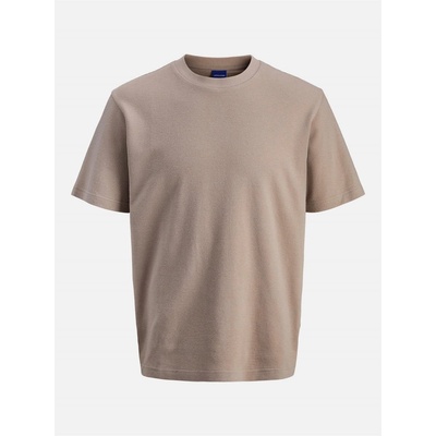 Jack and Jones Тениска Jack and Jones Men's Short Sleeve Crew Neck T-Shirt - Mocha Meringue