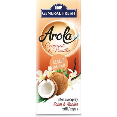 Arola Zásoba do osviežovača vzduchu Kokos & Vanilka 40 ml