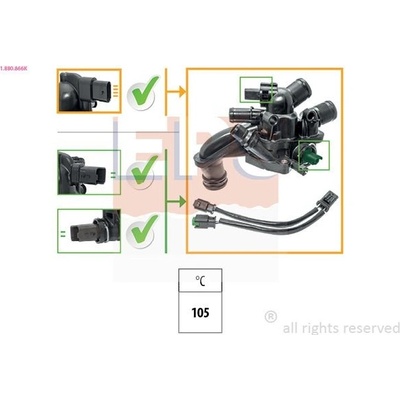 Termostat, chladivo EPS 1.880.866K