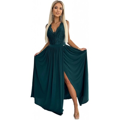 Numoco dámske šaty 211-6 Lea zelená