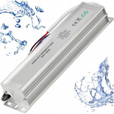 BERGE LED hermetický zdroj - 12V - 150W - 12A - IP67 PS-WP-12V-150W
