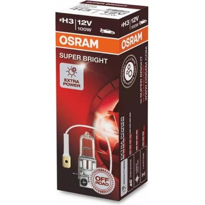 Крушка OSRAM H3, 12V, 100W, 3200K, 2300lm, 1 брой