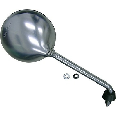 Q-TECH zpětné zrcátko chromové (závit pravý M8, průměr skla 120 mm), Q-TECH, P