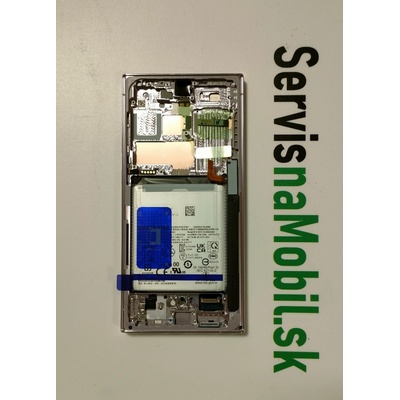 LCD Displej + Dotykové sklo + Rám + Batéria Samsung Galaxy S23 Ultra 5G - originál