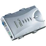 Roline VALUE 14.99. 3298 : : Автоматичен KVM Switch "Pocket", 1x User - 4 PCs, аудио