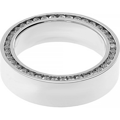 MPM Unisex ocelový nerezový prsten 6527A stříbrné barvy