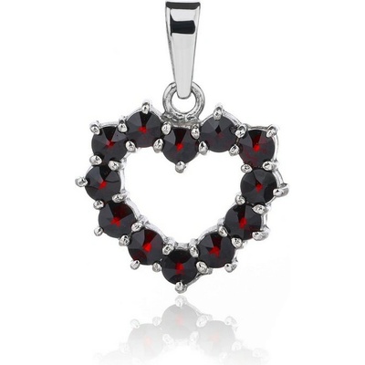 Český Granát Jan Kos jewellery Stříbrný přívěsek 32106833