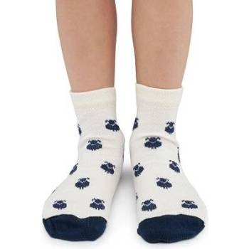 Vlnka Detské letné Merino ponožky členkové ovečka modrá