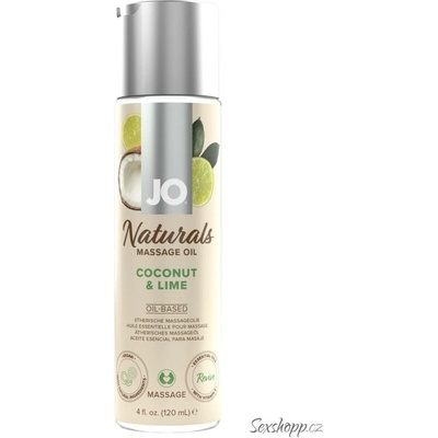 System JO Naturals Massage Oil Coconut & Lime 120 ml