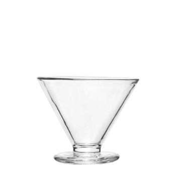 Image 1 of Horecano - Стъклена чаша за десерти / сладолед конус 160см ф10xh8, 2см BASICS GLASS-(HC-11332) (DSK034) (0111332)