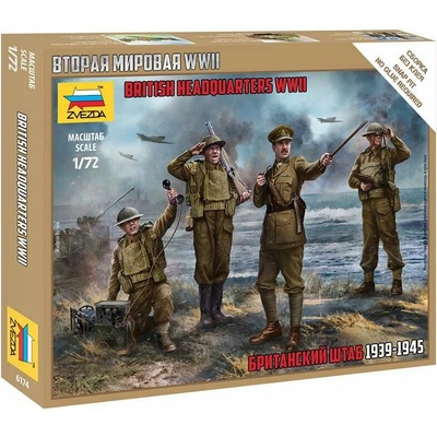 Zvezda British Headquarter WWII 1:72