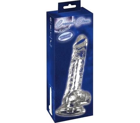 Crystal Clear Vibrátor 24,5 cm