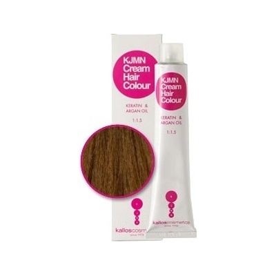 Kallos KJMN s keratinem a arganovým olejem 8.00 Light Blond Plus Cream Hair Colour 1:1.5 100 ml