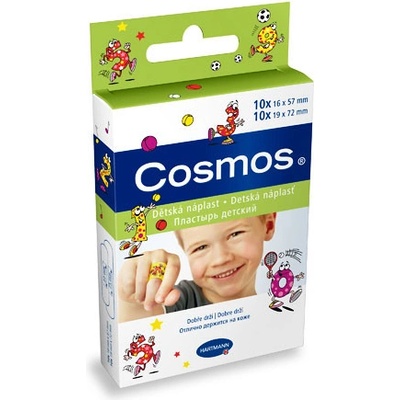 Cosmos Kids detská náplasť na rany 2 veľkosti 20 ks