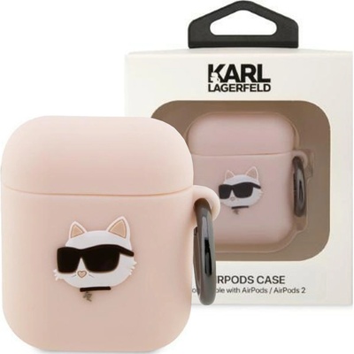 Karl Lagerfeld AirPods 1/2 cover Silicone Choupette Head 3D KLA2RUNCHP – Zboží Živě