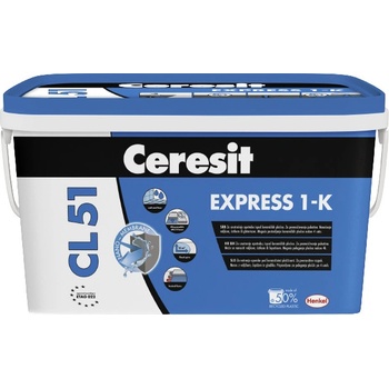 CERESIT CL 51 EXPRESS 1 K - Jednozložková hydroizolačná hmota 5 kg