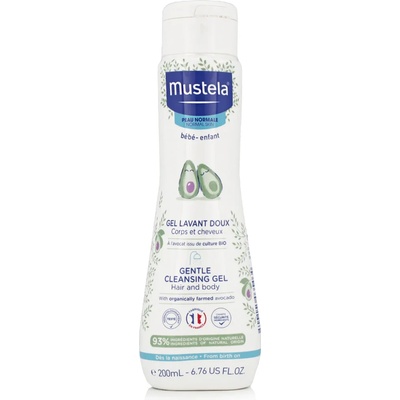 Mustela Bébé Gentle Cleansing Hair and Body Gel 200 ml