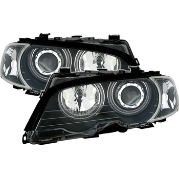 Angeleyes Predné svetlá CCFL Angel Eyes BMW E46 Coupe + Cabrio čierne