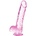 Blush Novelties Лепяща се пенис отливка - мини дилдо "crystalline pink" 15 см