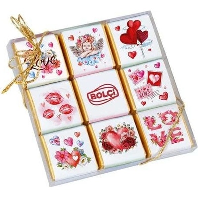 Bolci Valentýnská čokoládová dlaždice Love 144 g
