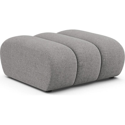Micadoni Сива шенилова табуретка Lupine - Micadoni (MIC_POUF_214_F1_LUPINE6)