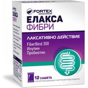 Fortex Елакса Фибри, 12 сашета, Fortex