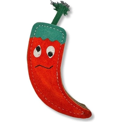 PafDog Red hot chilli paprička z kůže a juty 22 cm