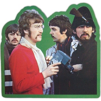 The Beatles Strawberry Fields Forever Photo Embossed Магнит (BEATMAG91)