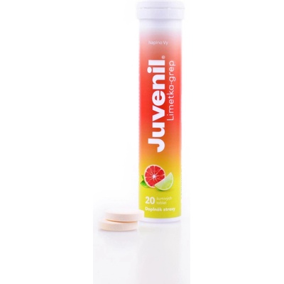 Juvenil Limetka grep energie a regenerace 20 šumivých tablet